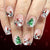 12 Sizes-24 Pcs Press On Nails C1279