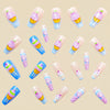 12 Sizes-24 Pcs Press On Nails Y704
