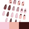 12 Sizes-24 Pcs Press On Nails JP4381
