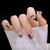 12 Sizes-24 Pcs Press On Nails Z482