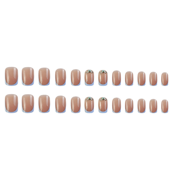 12 Sizes-24 Pcs Press On Nails D006
