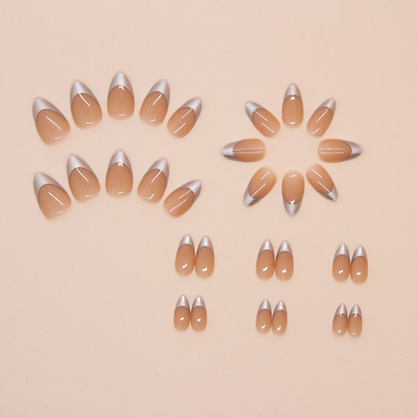 12 Sizes-24 Pcs Press On Nails W1661