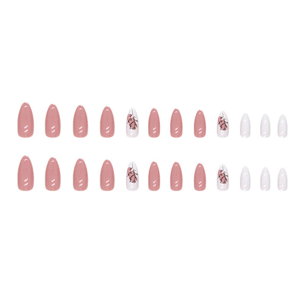 12 Sizes-24 Pcs Press On Nails W700