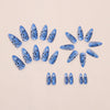 12 Sizes-24 Pcs Press On Nails W2046