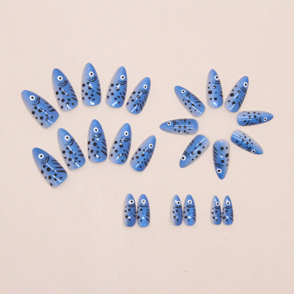 12 Sizes-24 PcsPress On Nails W2046