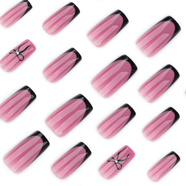 12 Sizes-24 Pcs Press On Nails JP4357