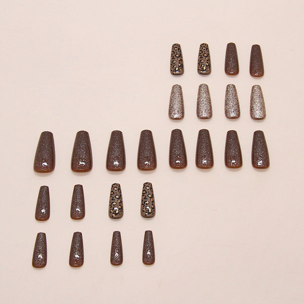 12 Sizes-24 Pcs Press On Nails W1847