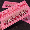 12 Sizes-24 Pcs Press On Nails SP177