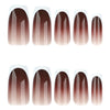 12 Sizes-24 Pcs Press On Nails JP4171