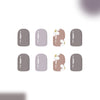 12 Sizes-24 Pcs Press On Nails C1338