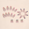 12 Sizes-24 Pcs Press On Nails W668