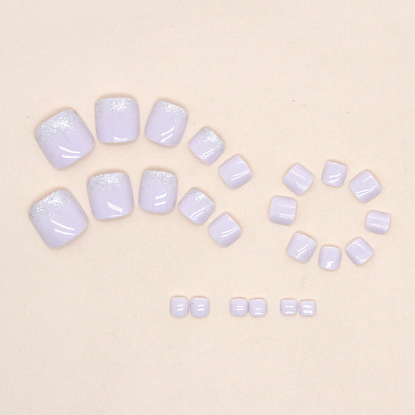 12 Sizes-24 Pcs Press On Nails F098