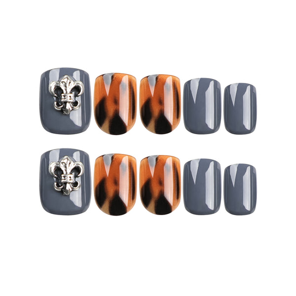 12 Sizes-24 Pcs Press On Nails JP2976