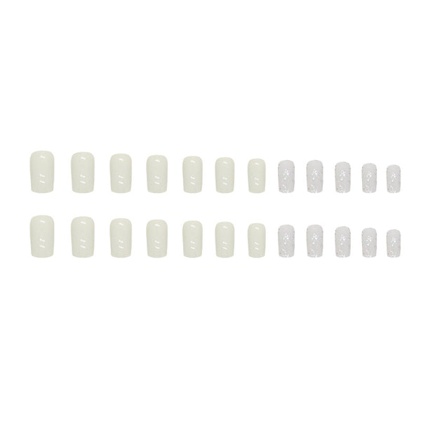 12 Sizes-24 Pcs Press On Nails W1004