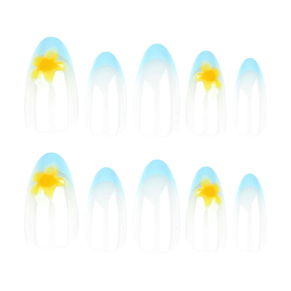 12 Sizes-24 Pcs Press On Nails JL0667