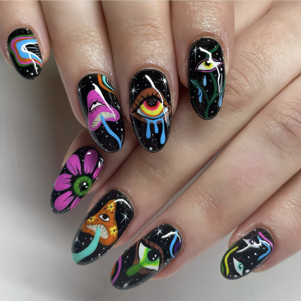 12 Sizes-24 Pcs Press On Nails Y263