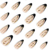 12 Sizes-24 Pcs Press On Nails JP4263