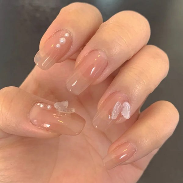 12 Sizes-24 Pcs Press On Nails Z079