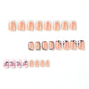 12 Sizes-24 Pcs Press On Nails JP2570