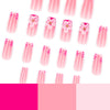 12 Sizes-24 Pcs Press On Nails JP3894