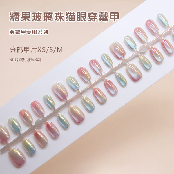 30 Pcs Press On Nails T018