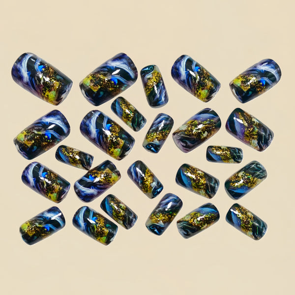 12 Sizes-24 Pcs Press On Nails Y1807