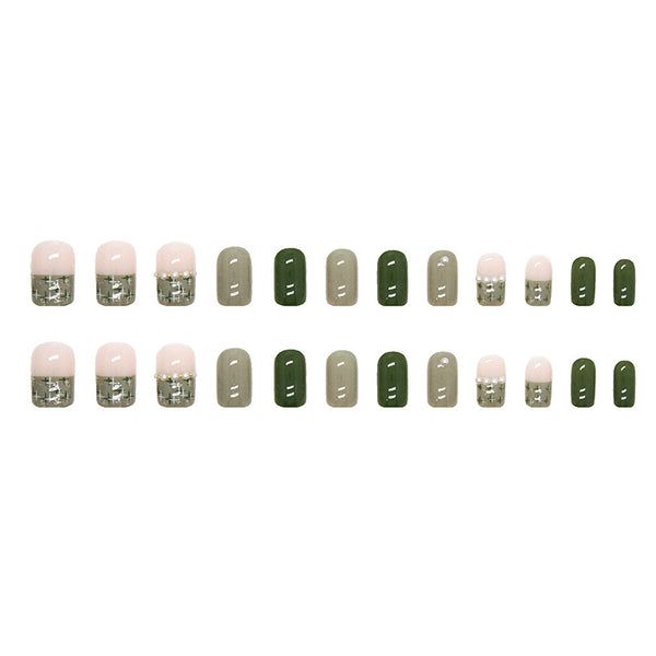 12 Sizes-24 Pcs Press On Nails Z577
