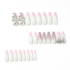 12 Sizes-24 Pcs Press On Nails JP2449
