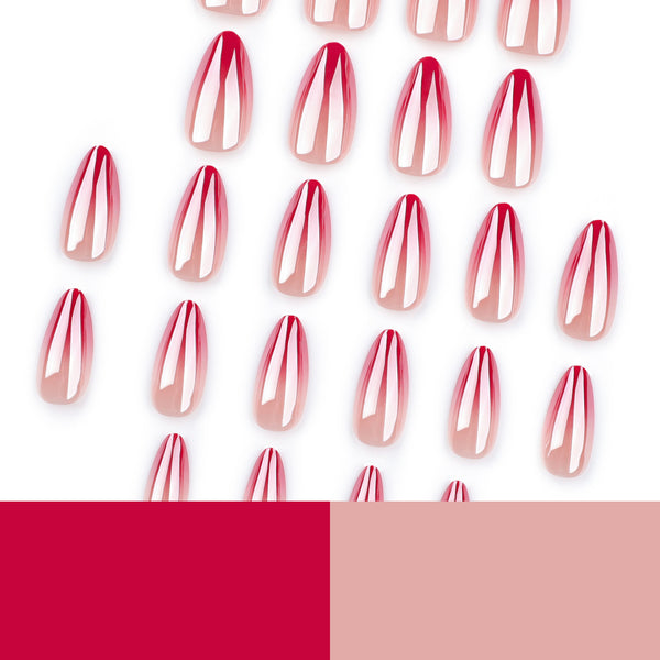 12 Sizes-24 Pcs Press On Nails DIY72