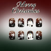 12 Sizes-24 Pcs Press On Nails C2143