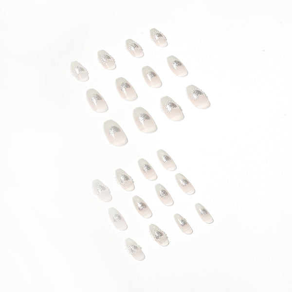 12 Sizes-24 Pcs Press On Nails JP1315