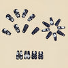 12 Sizes-24 Pcs Press On Nails Y1041