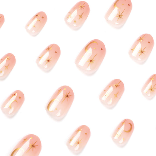 12 Sizes-24 Pcs Press On Nails JP1793