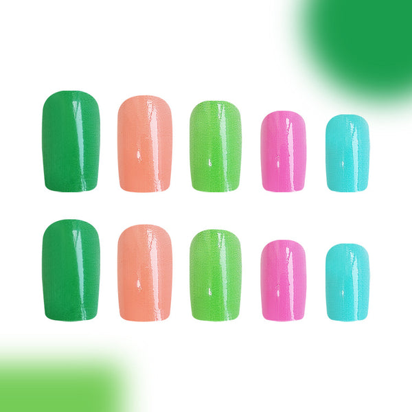 12 Sizes-24 Pcs Press On Nails C379