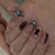 12 Sizes-24 Pcs Press On Nails JP4066