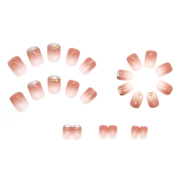 12 Sizes-24 Pcs Press On Nails Z440