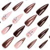 12 Sizes-24 Pcs Press On Nails JP3114