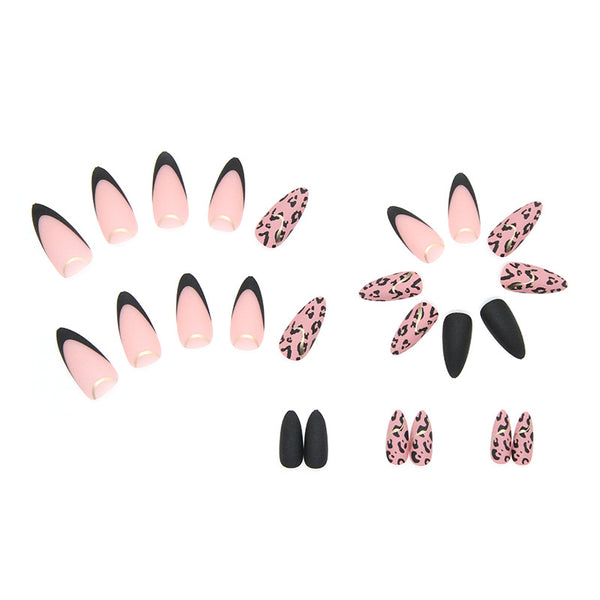 12 Sizes-24 Pcs Press On Nails W253