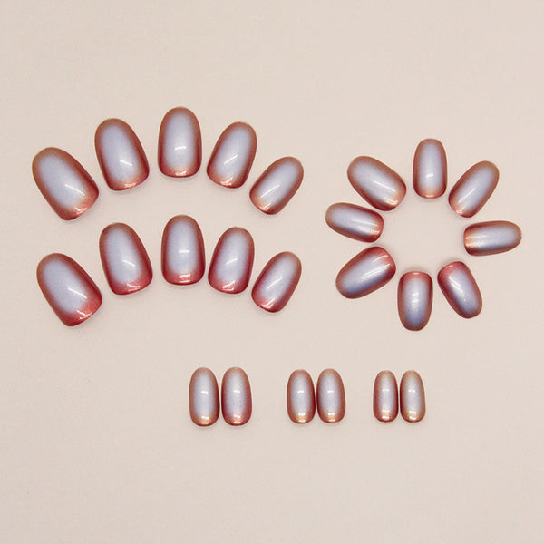 12 Sizes-24 Pcs Press On Nails W1110