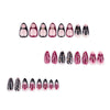 12 Sizes-24 Pcs Press On Nails JP3696