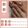 12 Sizes-24 Pcs Press On Nails C381