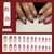 12 Sizes-24 Pcs Press On Nails W2020