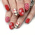 12 Sizes-24 Pcs Press On Nails C064