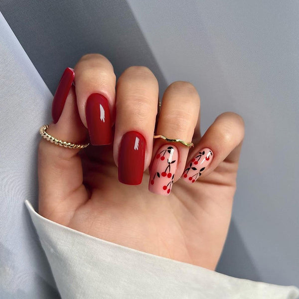 12 Sizes-24 Pcs Press On Nails W994