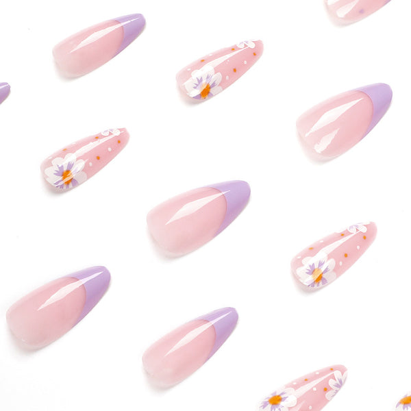 12 Sizes-24 Pcs Press On Nails JP1478