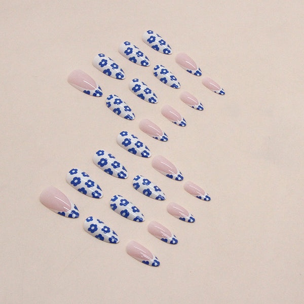 12 Sizes-24 Pcs Press On Nails W656