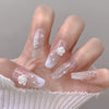 12 Sizes-24 Pcs Press On Nails Z312