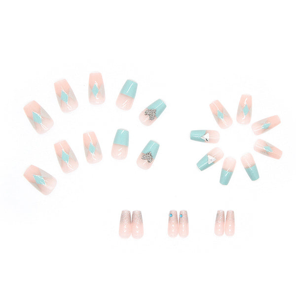 12 Sizes-24 Pcs Press On Nails Z505