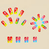 12 Sizes-24 Pcs Press On Nails Y455-2