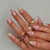 12 Sizes-24 Pcs Press On Nails JP3846